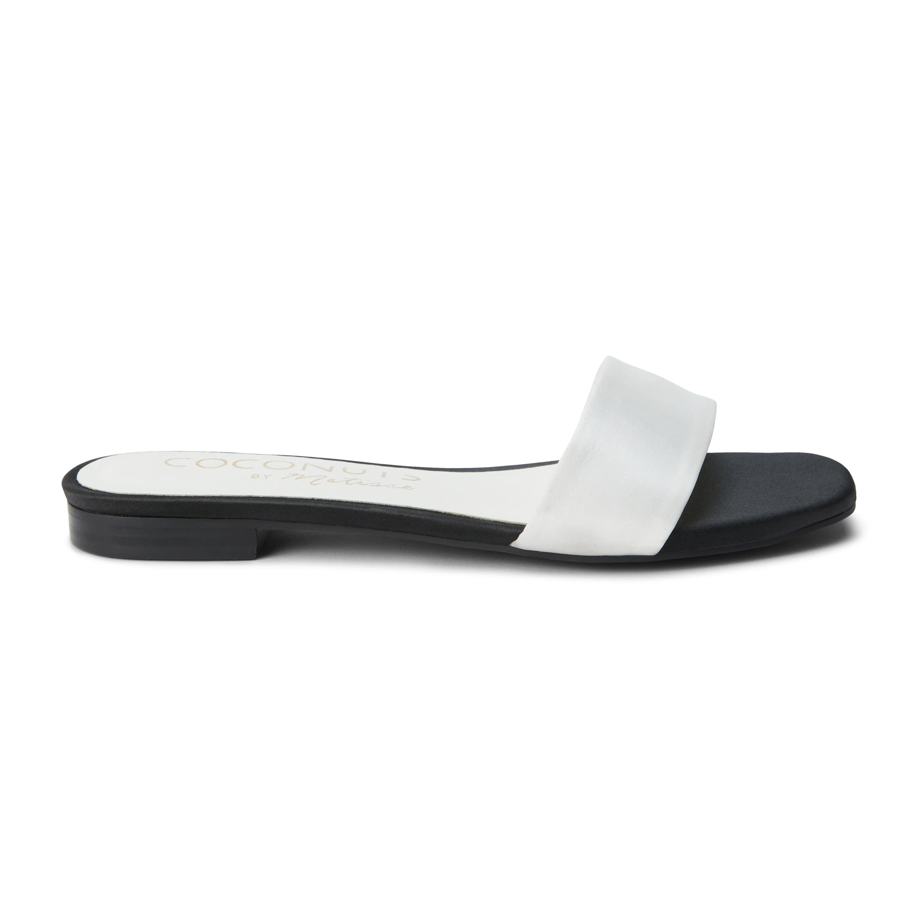 Pursuit flat leather slide sandals 2025