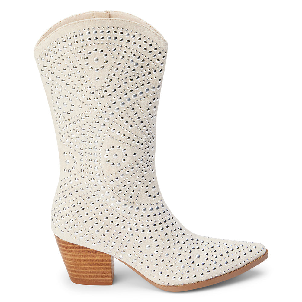 Women s White Twain Zip Up Western Boots Matisse Footwear