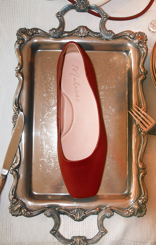 Red Phillip Flat  on a holiday platter