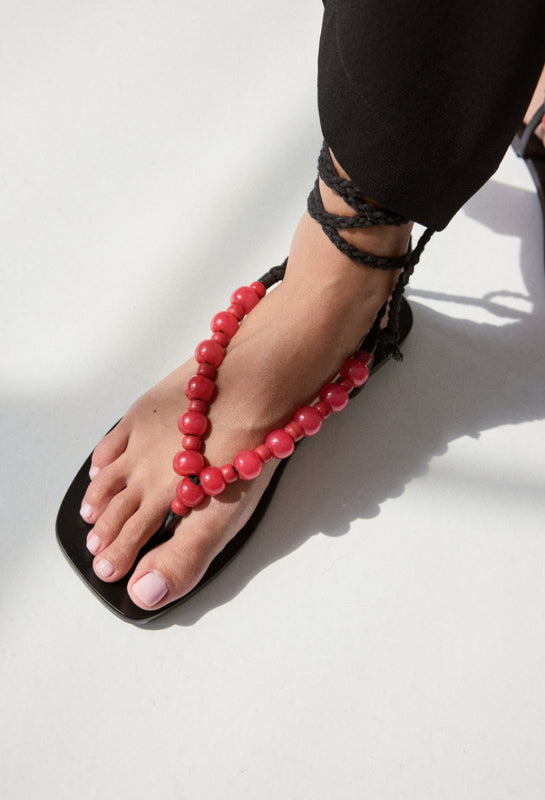 Spring 2 Beaded Thong Sandal