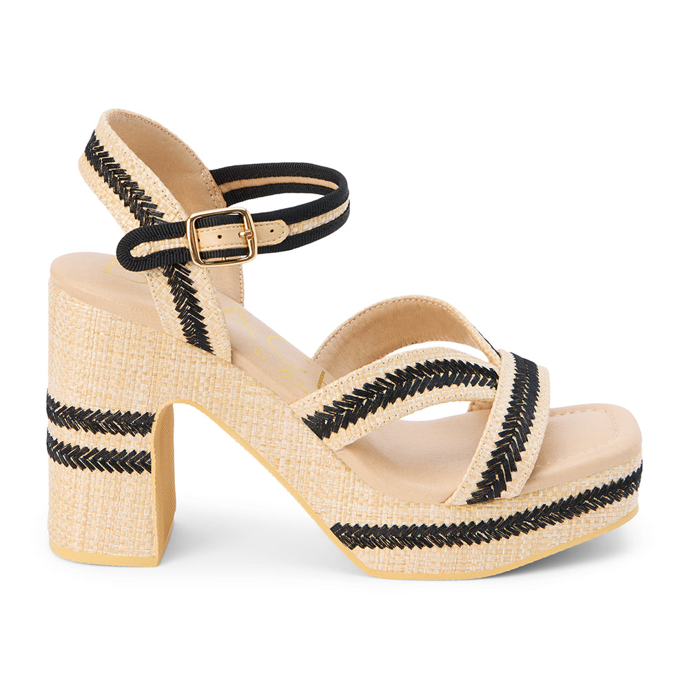 Women's Vegan Raffia Adelaide Platform Heel - Natural – Matisse Footwear