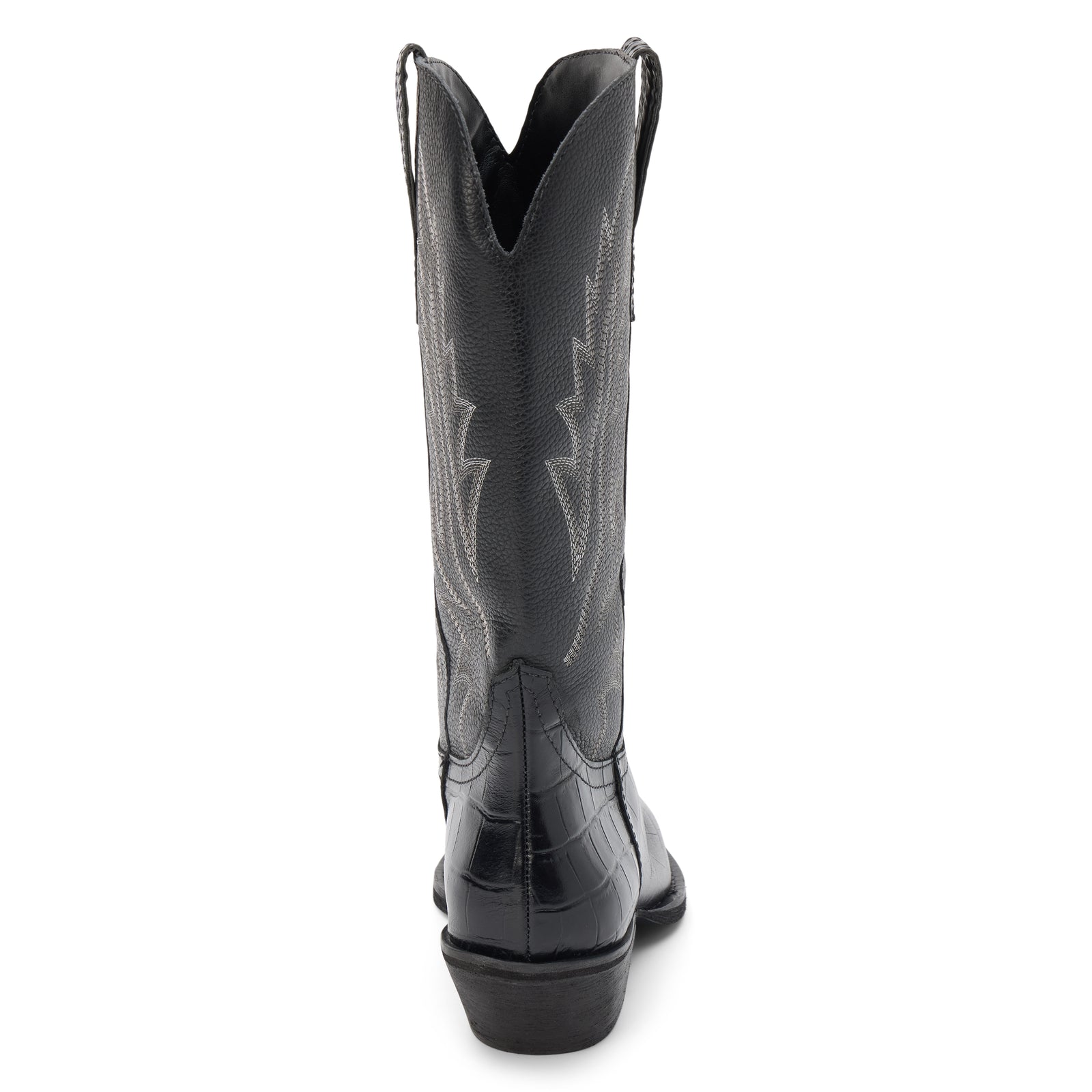 Arizona Western Boot in Black | Matisse Leather Cowboy Boot