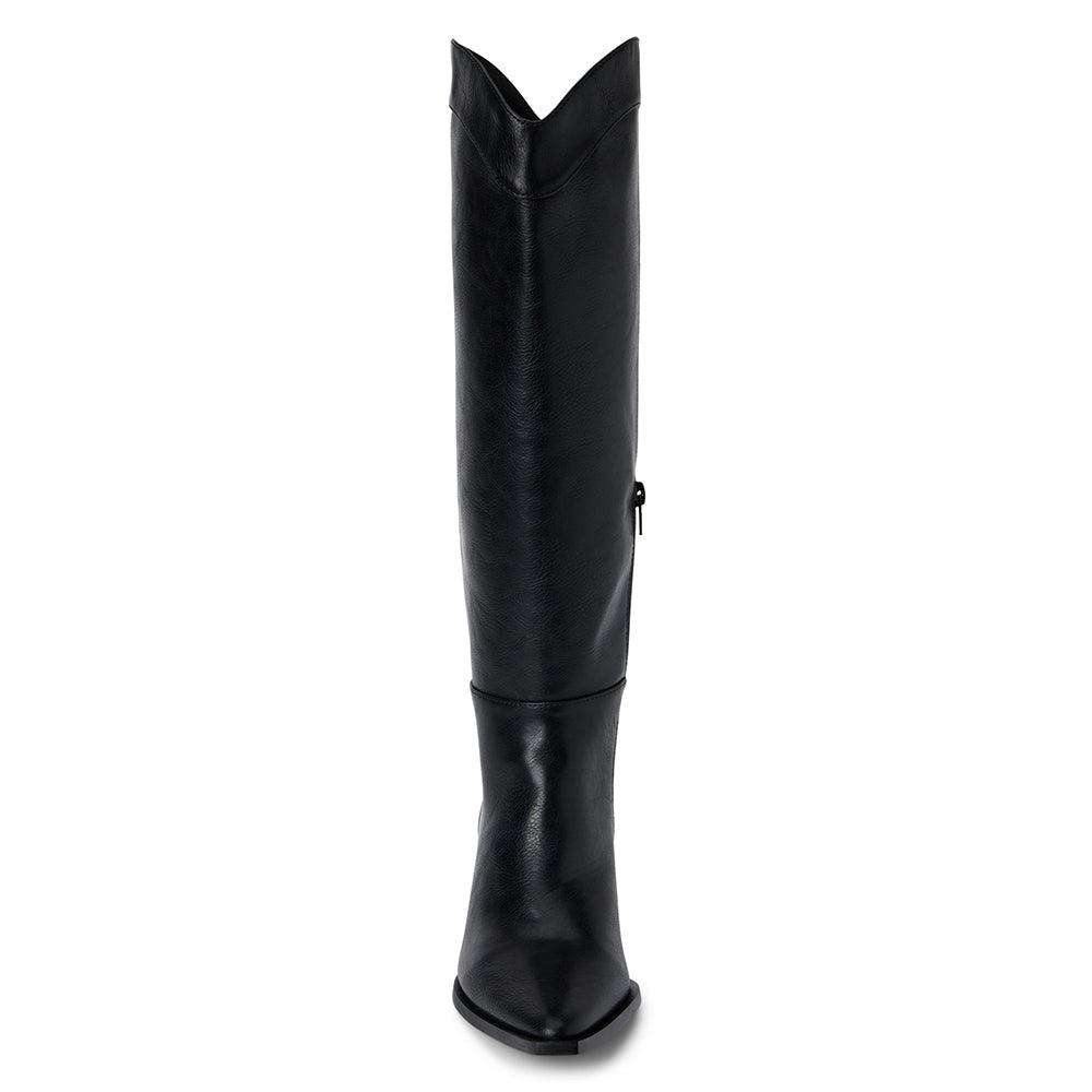 ロングブーツ Arion Cowhide Basic Back Belt Line Long Boots (6cm, 3 COLOR) Bonnye Knee-High Boot – Matisse Footwear