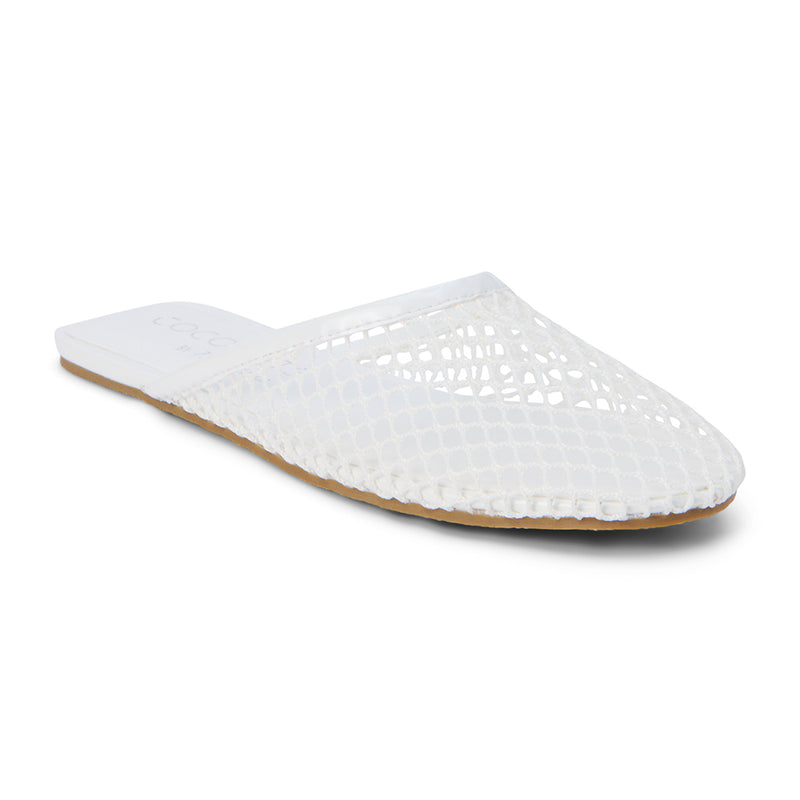 Mule Shoes Woven White Mules Brooklyn Flat Mule – Matisse Footwear