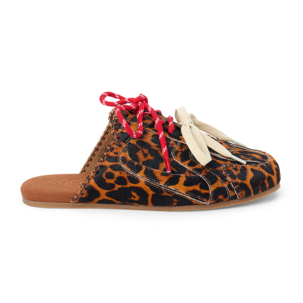 Devyn Sneaker Mule | Leopard Cow Hair - Coconuts by Matisse