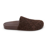 Eileen Woven Mule - Lenore by Matisse - Espresso suede woven mule with a soft texture and cushioned footbed. A cozy yet refined silhouette, perfect for effortless everyday wear.
