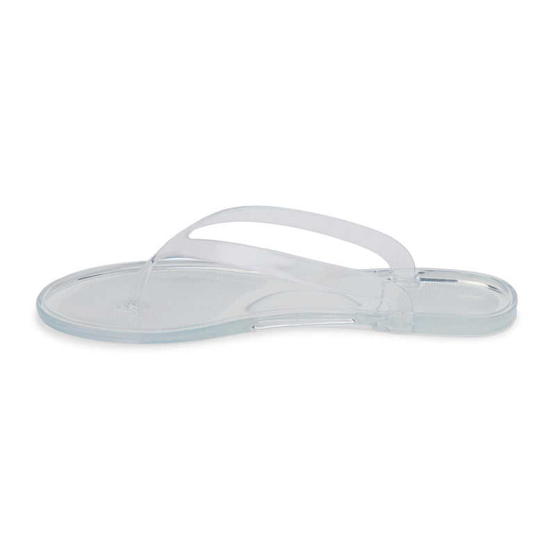 Olsen Flip Flop Sandal – Coconuts by Matisse –  Translucent jelly flip flops with a minimalist dual-strap design and glossy finish. Lightweight, flexible, and perfect for beach days or casual summer outings.