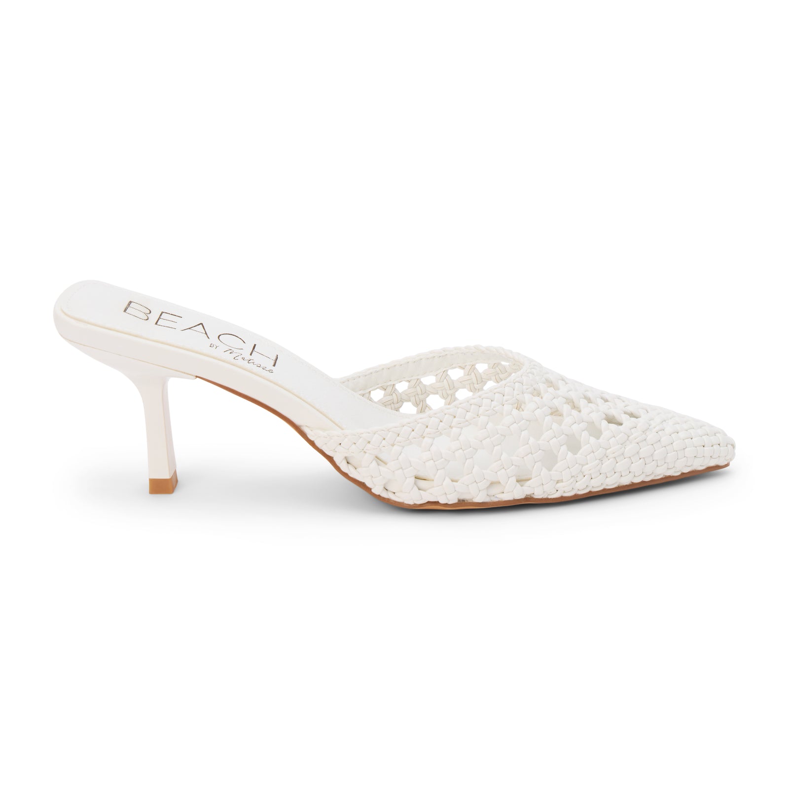 Tia Heeled Mule | White – Beach by Matisse – Matisse Footwear