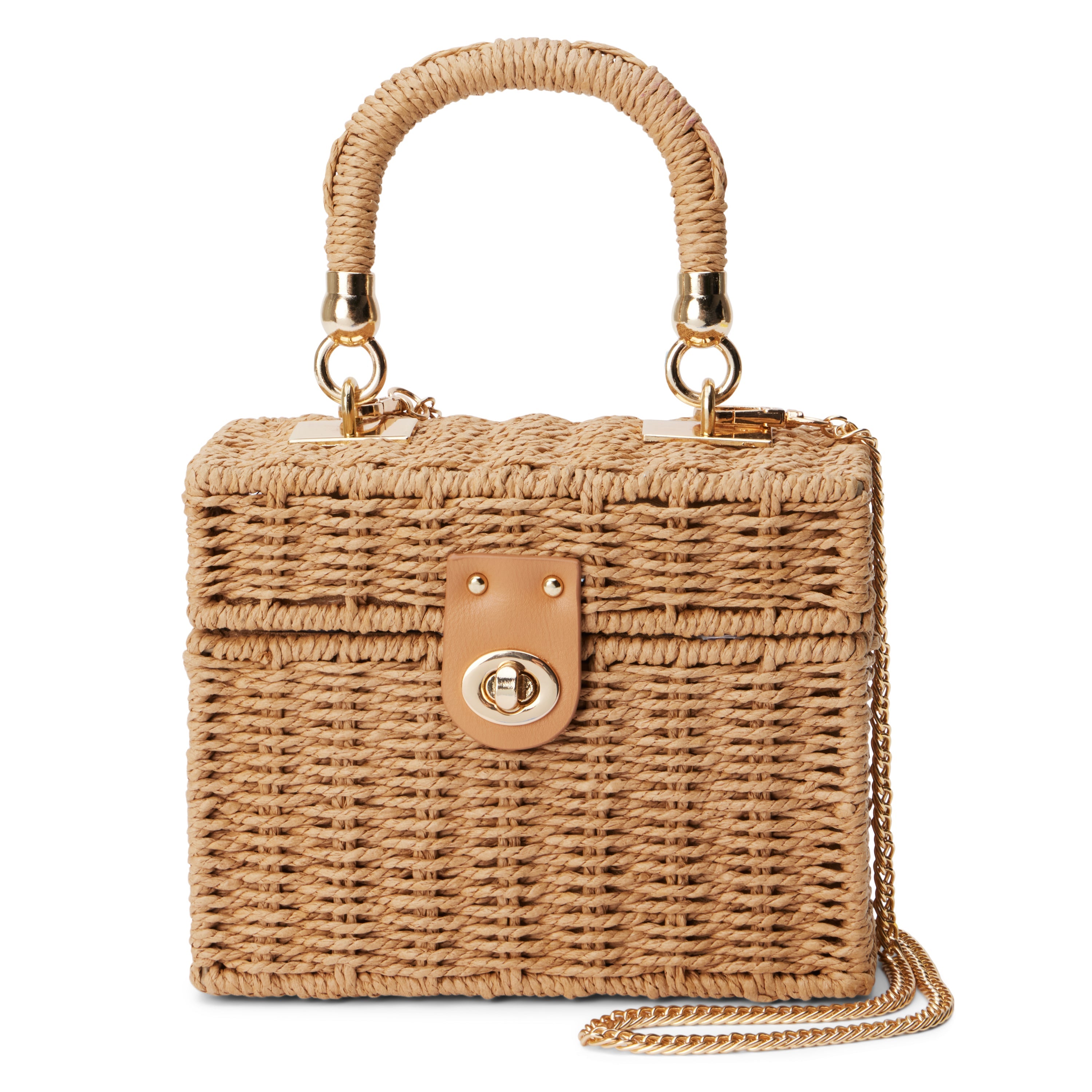 Maze Tangerine Top Handle Bag
