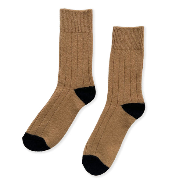 le-bon-shoppe-classic-cashmere-socks-camel
