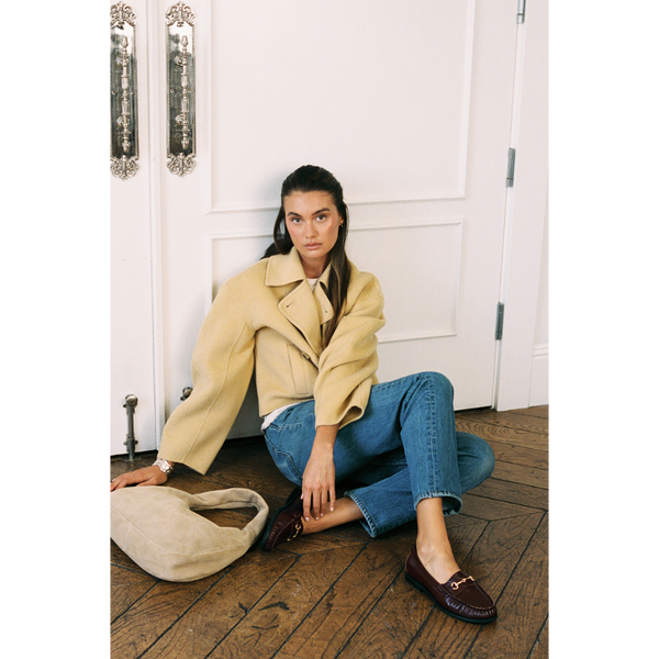 Danny Loafer - Matisse - Classic black burgundy with gold horsebit detail and moccasin-style stitching.