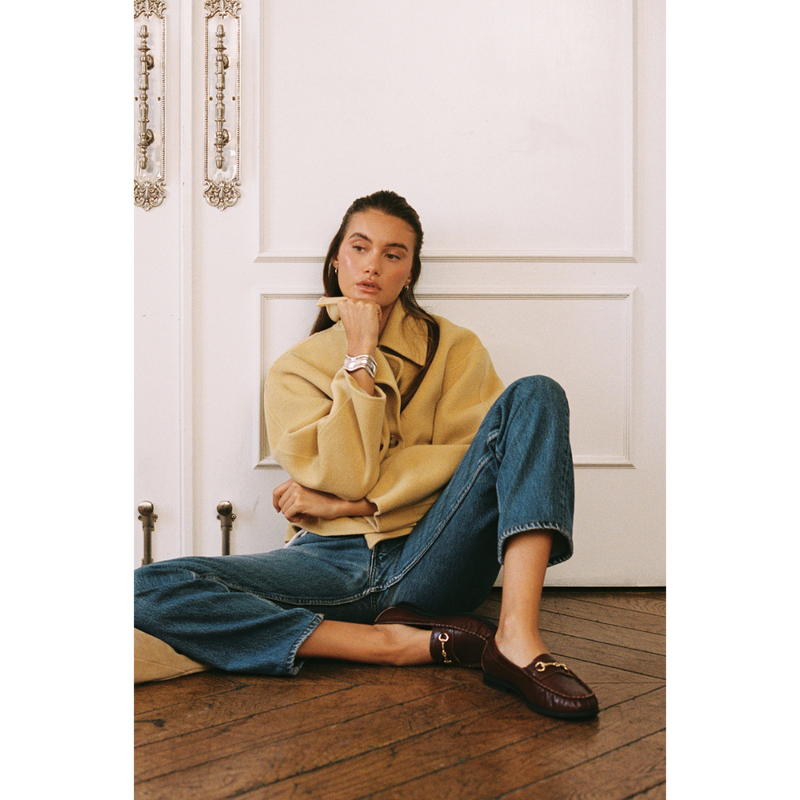 Danny Loafer - Matisse - Classic black burgundy with gold horsebit detail and moccasin-style stitching.