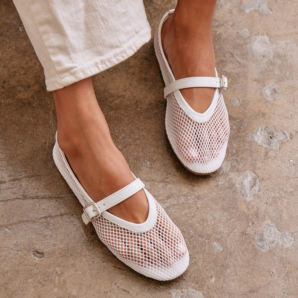 Nolita White Ballet Flat Business Casual Shoes – Matisse Footwear