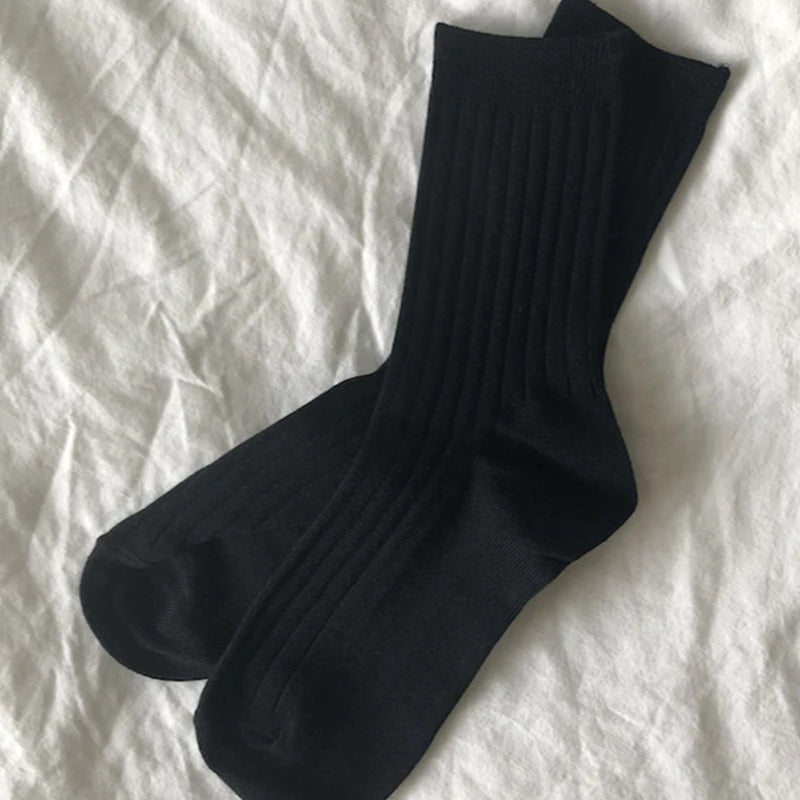Le Bon Shoppe Schoolgirl Socks Black