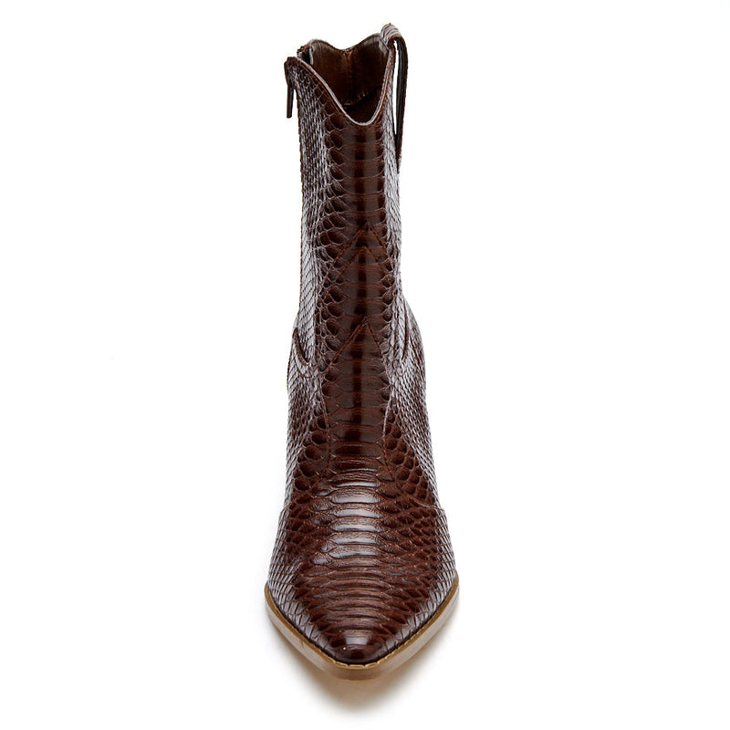 Bambi Western Boot Brown Snake