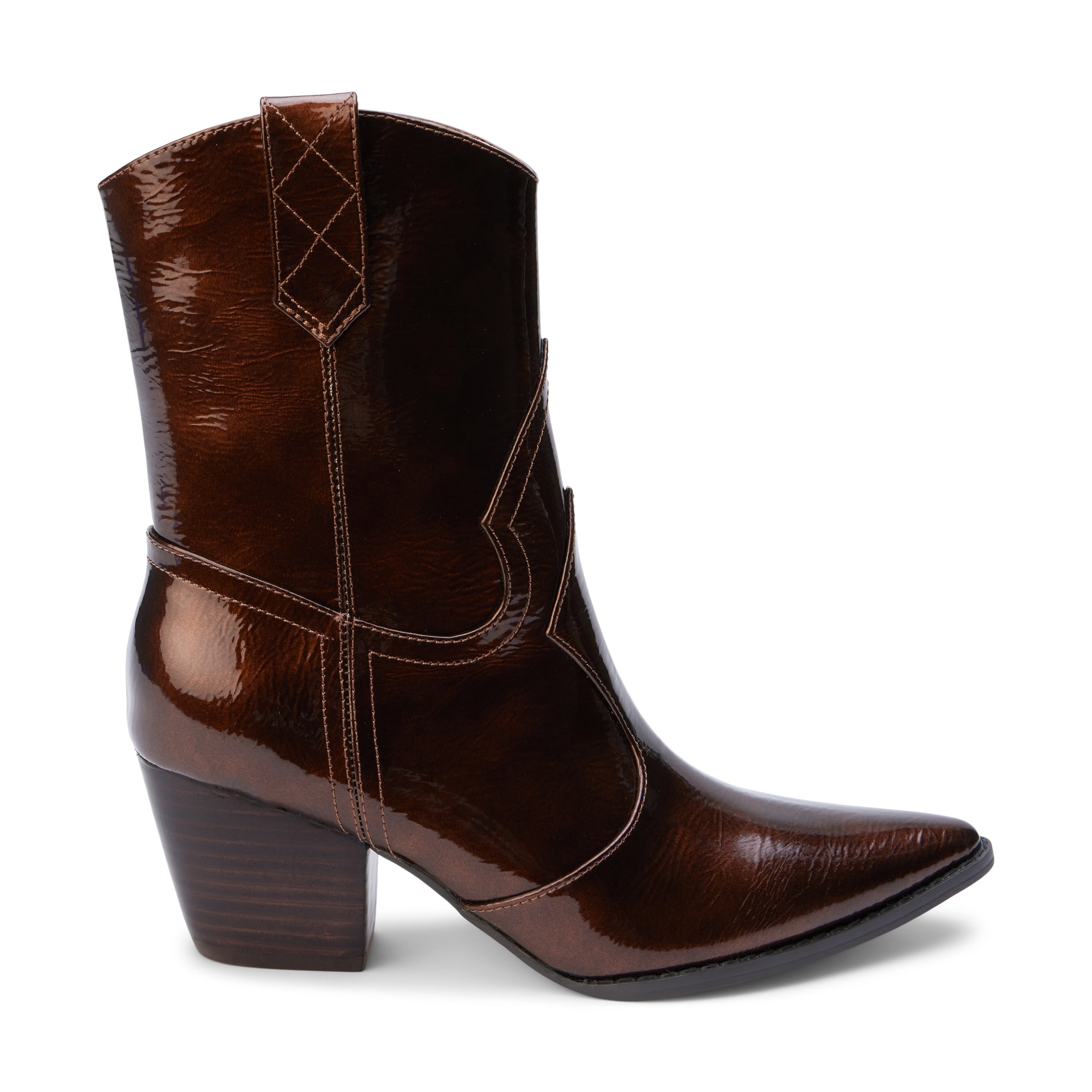Bambi Western Boots - Patent Bronze Boots – Matisse Footwear