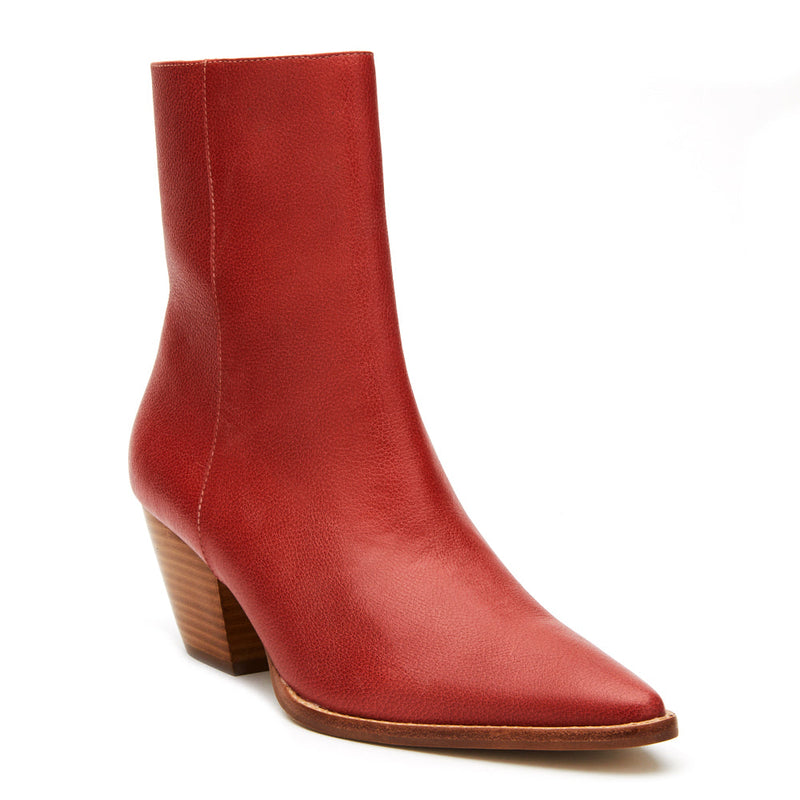 Caty Ankle Boot Red