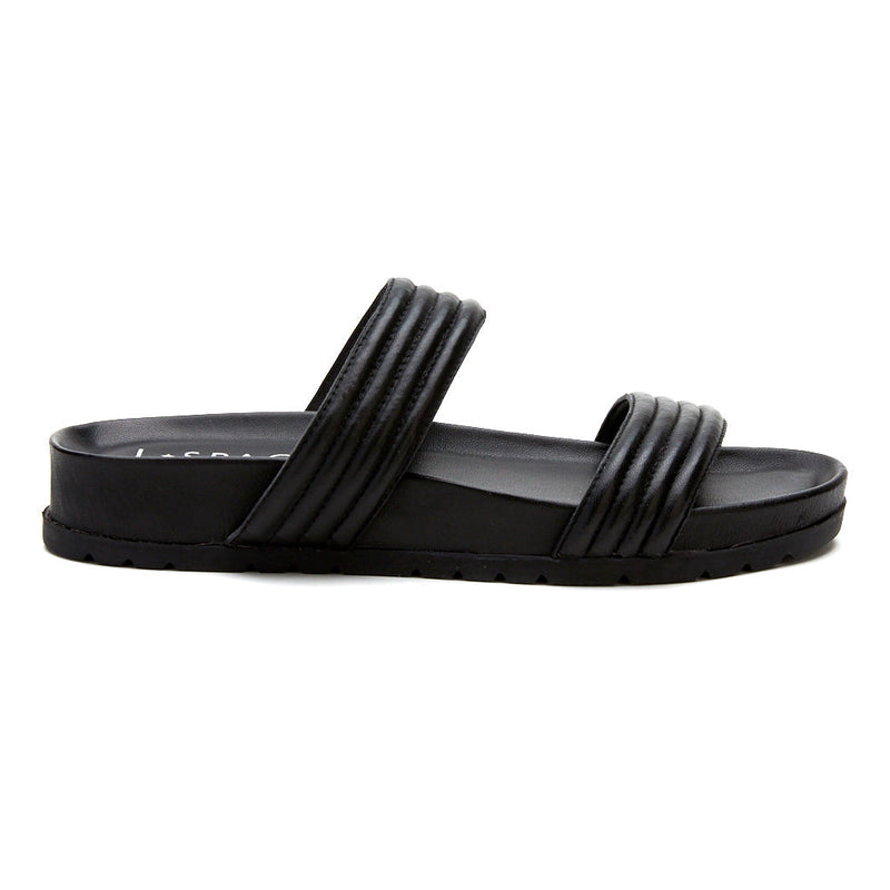 Lucia Slide Sandal Black