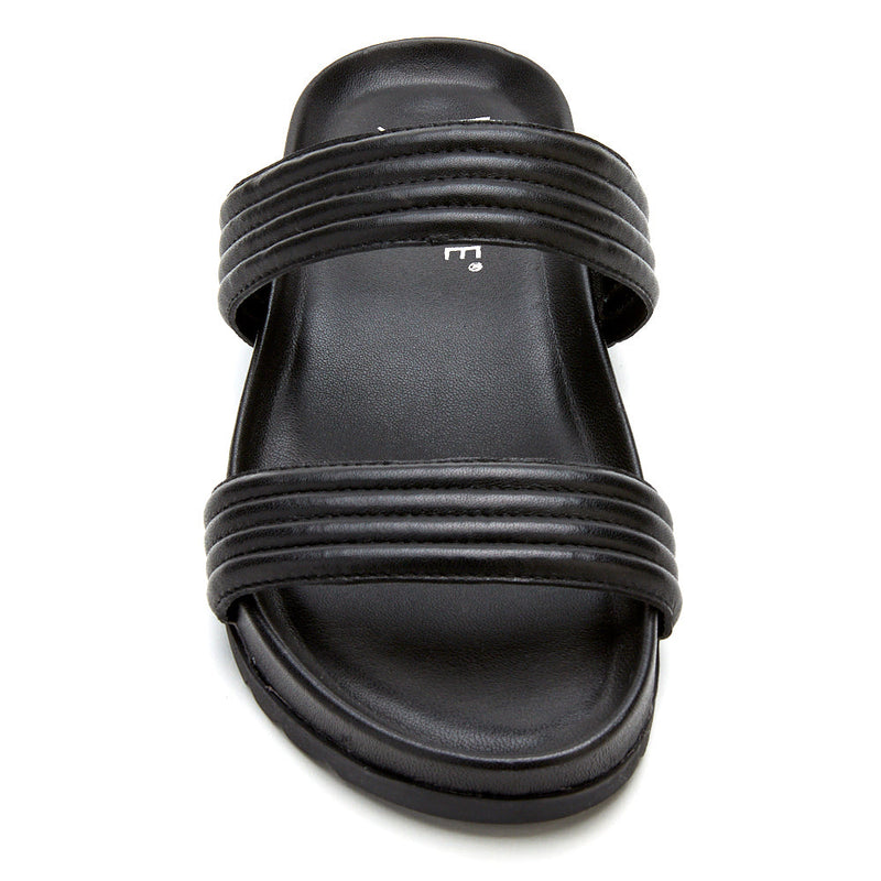 Lucia Slide Sandal Black