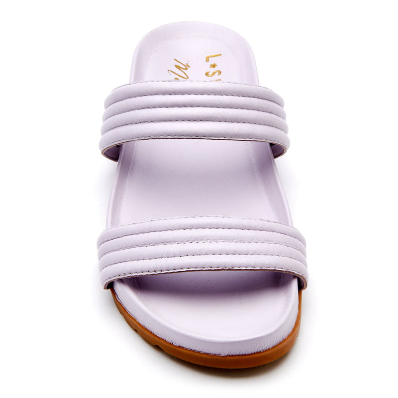 Lucia Slide Sandal Lilac