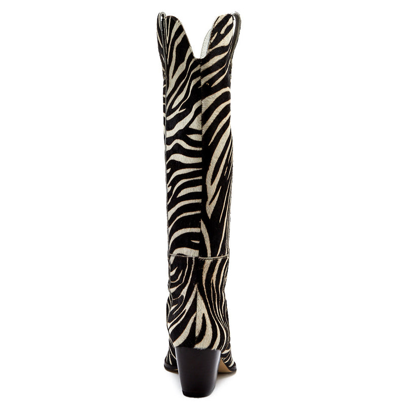 Stella Western Boot Zebra