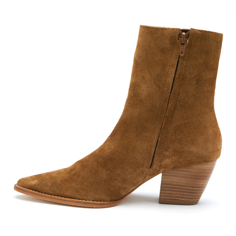 Caty Gold Crinkle Boots