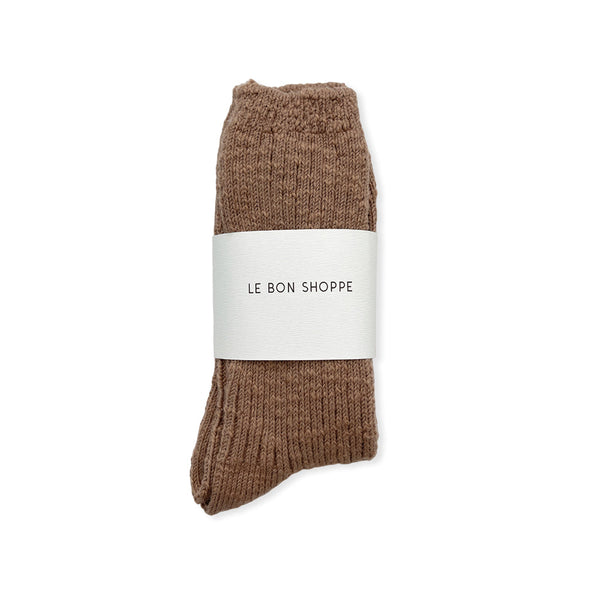 le-bon-shoppe-cottage-socks-flax