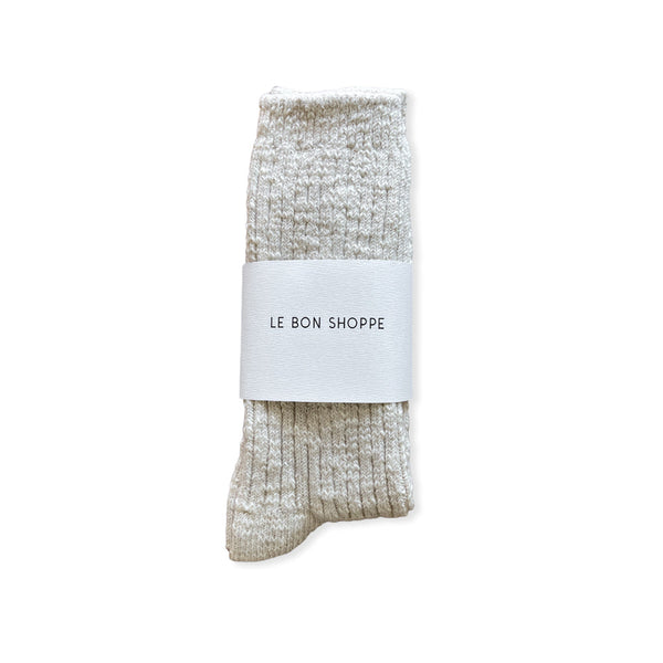 le-bon-shoppe-cottage-socks-oatmeal