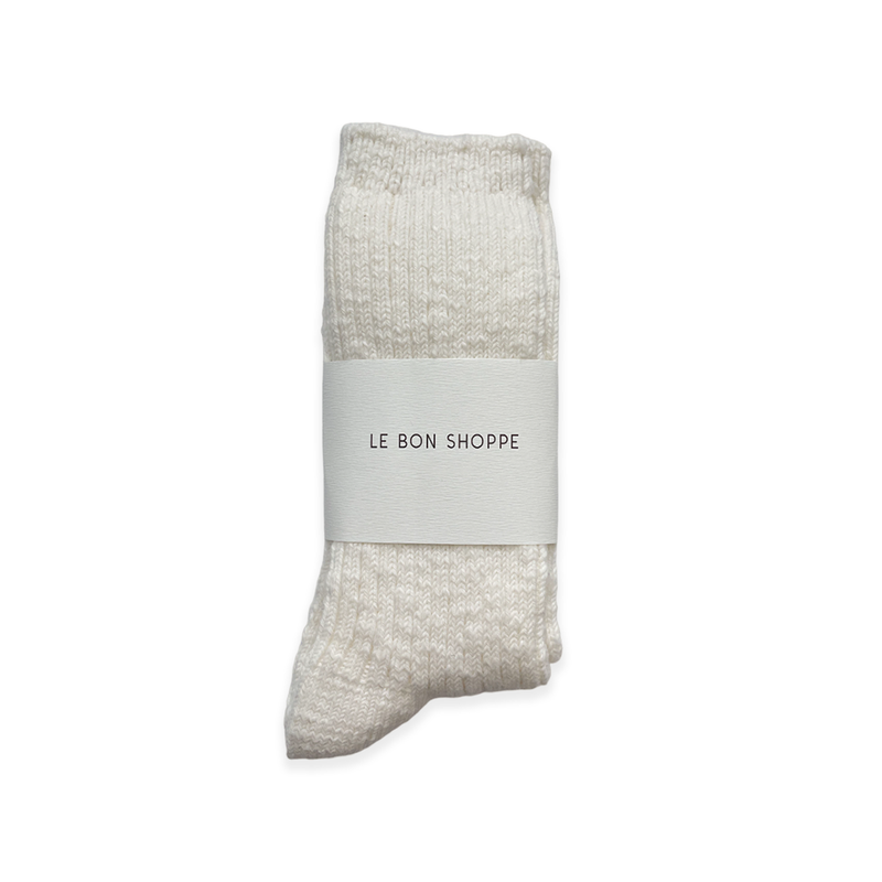 le-bon-shoppe-cottage-socks-white-linen