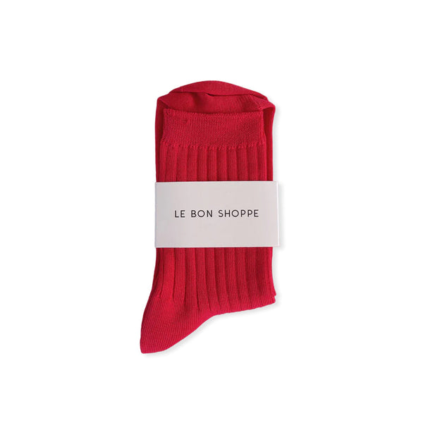 le-bon-shoppe-her-socks-red